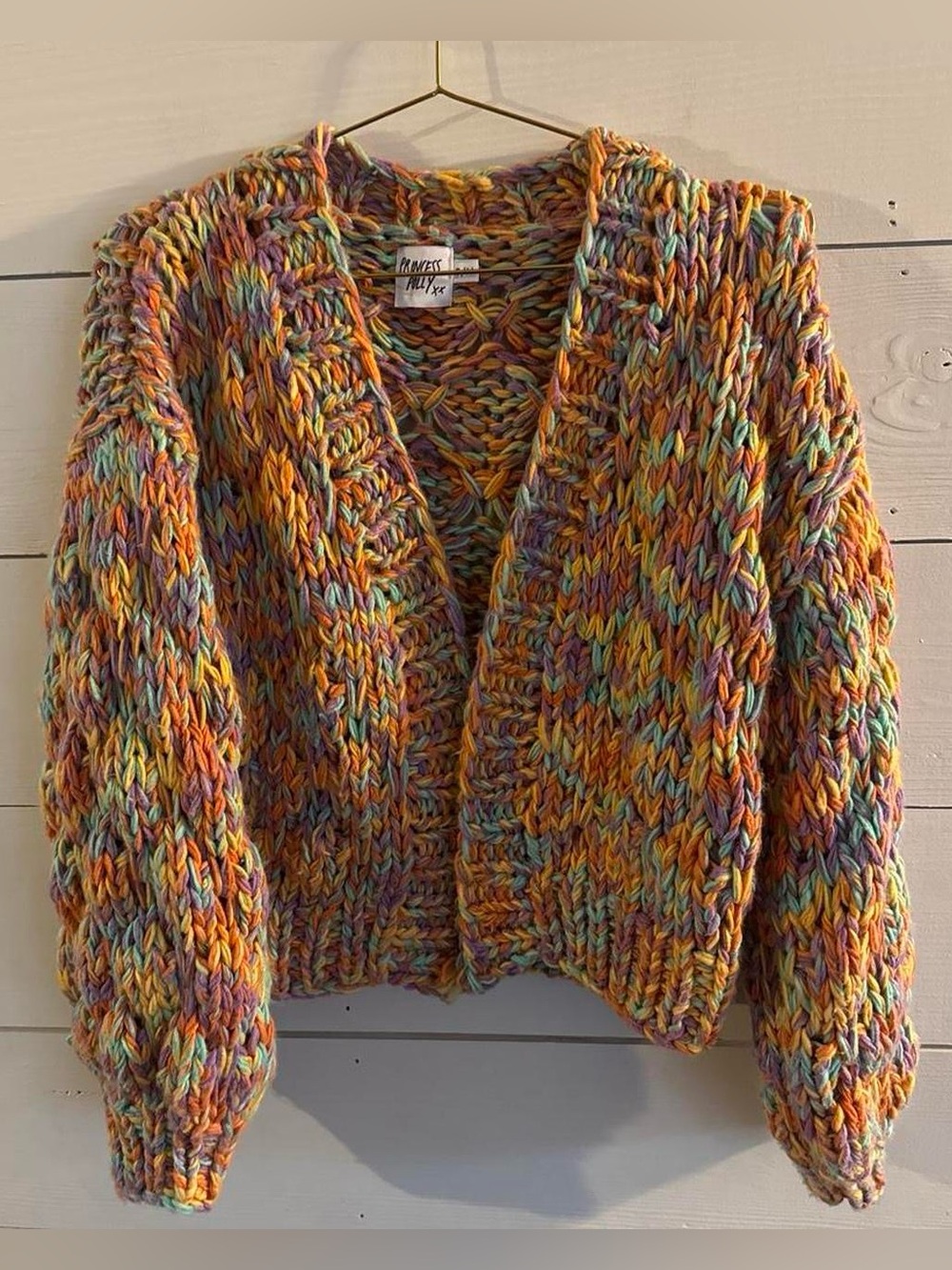 Princess Polly Multicolor Chunky Knit Cardigan